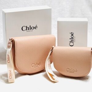 Chloe’ wristlet in blush pink leather./ A Pair.